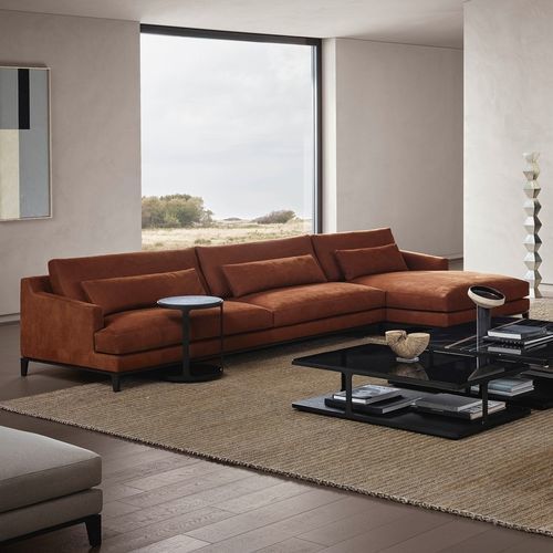Modulsofa - BELLPORT - Poliform - modern / Stoff / Leder