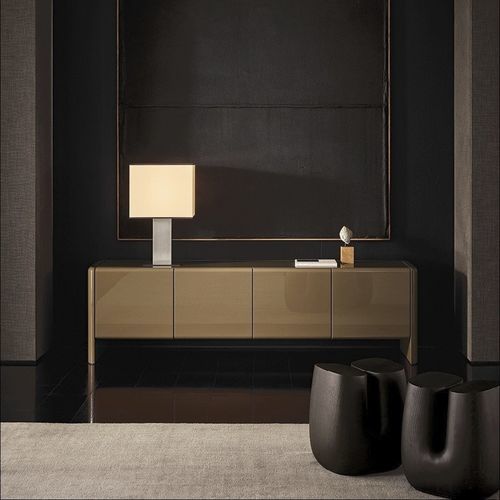 Modernes Sideboard - DUKE - Poliform - Eiche / Ulme / Marmor