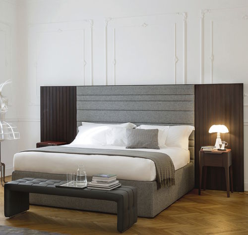 Doppelbett - BOHEME - Porada - modern / Polster / gepolstertes Kopfteil