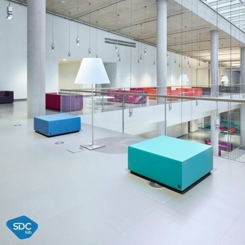 Moderne Ottomane - RPBW - SDC_lab - Stoff / quadratisch / Polster