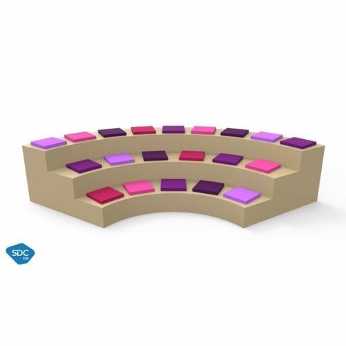 Moderne Ottomane - GALETTES - SDC_lab - Stoff / quadratisch / Polster