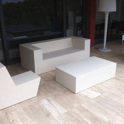 Modernes Sitzkissen - CLUB 01 - SDC_lab - Leder / rechteckig / Polster