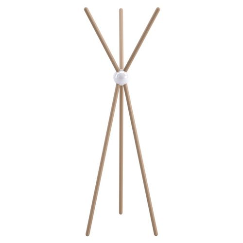 Bodenstehender Garderobenständer - Tepee - REXITE - modern / Aluminium / Buche
