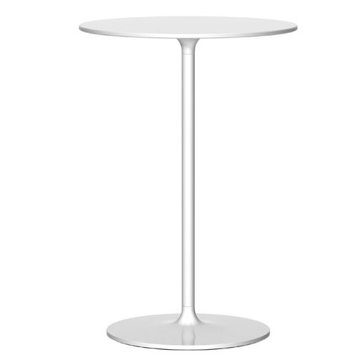 Moderner Stehtisch - POPPY - REXITE - Kristall / Gestell aus bemaltem Stahl / rund