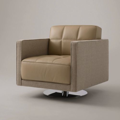 Design-Sessel - PALACE - Rivolta - Leder / Schaumstoff / Stoff