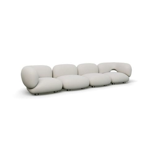Modulsofa - Blow - Rossi di Albizzate - modern / Stoff / modular