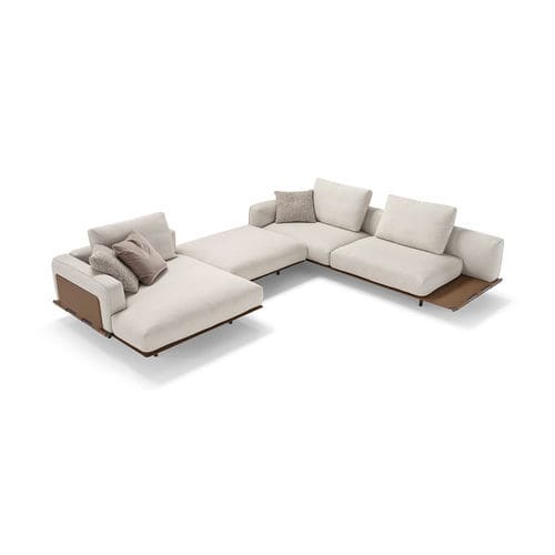 Modulsofa - Borromeo - Rossi di Albizzate - Eck / modern / Stoff