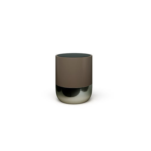 Moderner Beistelltisch - Bol - Rossi di Albizzate - Holz / Marmor / Gestell aus Metall
