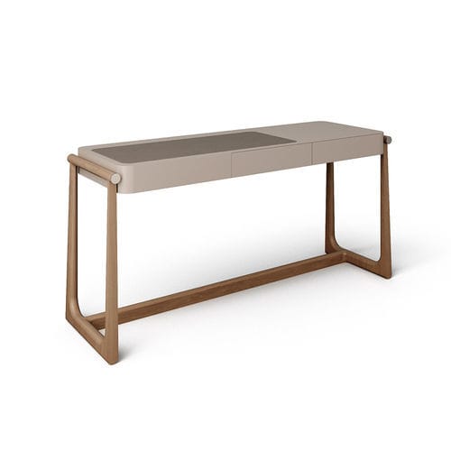 Moderner Konsolentisch - Fiber - Rossi di Albizzate - lackiertes Holz / Gestell aus Holz / rechteckig