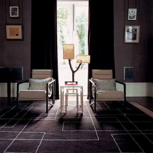 Moderner Teppich - CITYSCAPE - The Rug Company - Streifenmuster / Wolle / Tibetanische Wolle