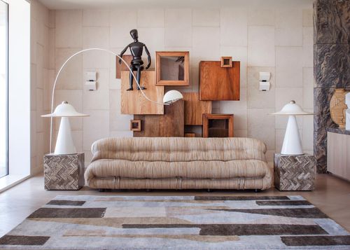 Moderner Teppich - DISTRICT - The Rug Company - Motiv / Seide / Bambus