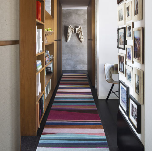 Moderner Teppich - REFRACTION - The Rug Company - Streifenmuster / Tibetanische Wolle / rechteckig