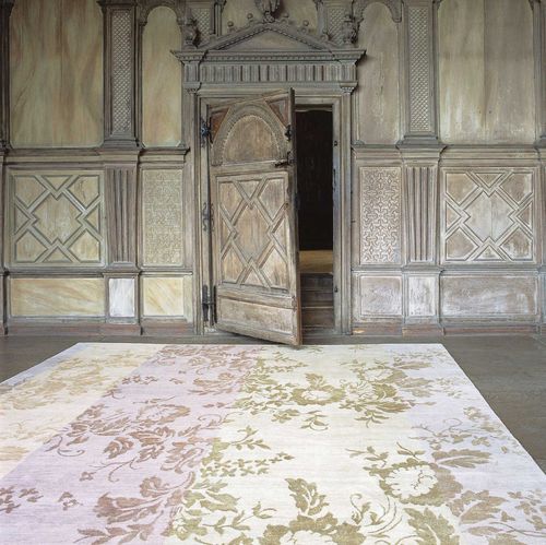 Moderner Teppich - PALAZZO - The Rug Company - Blumenmotive / Seide / Tibetanische Wolle
