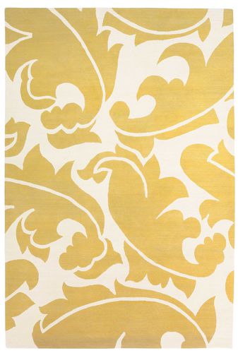 Moderner Teppich - OVERLEAF - The Rug Company - Blumenmotive / Wolle / rechteckig