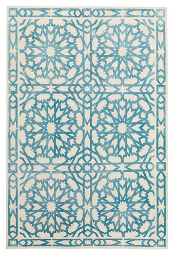Moderner Teppich - MAMOUNIA SKY - The Rug Company - Motiv / Wolle / Seide