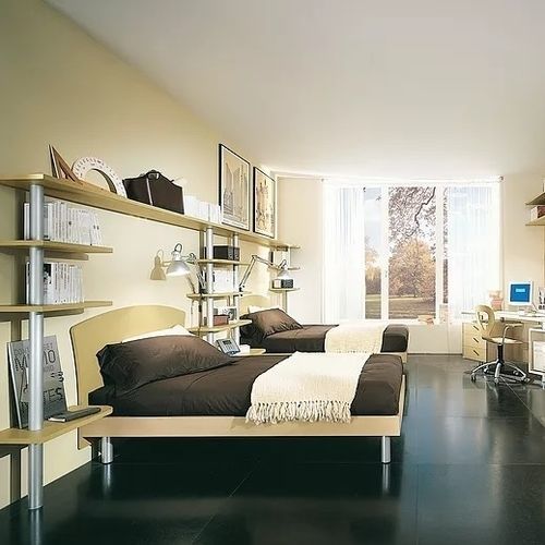 Einpersonenbett - YOUNG - Sangiorgio Mobili - modern / für Kinder (Unisex) / mit Stauraum