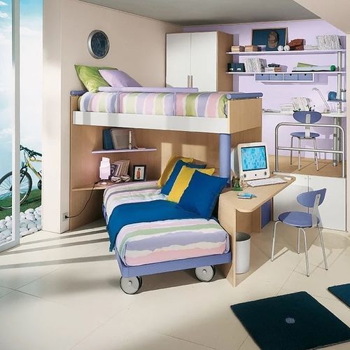 Hochbett - LOFT - Sangiorgio Mobili - Einpersonen / modern / für Kinder (Unisex)