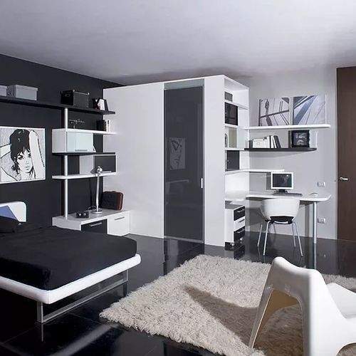 Eckkleiderschrank - Sangiorgio Mobili - wandmontiert / modern / Holz