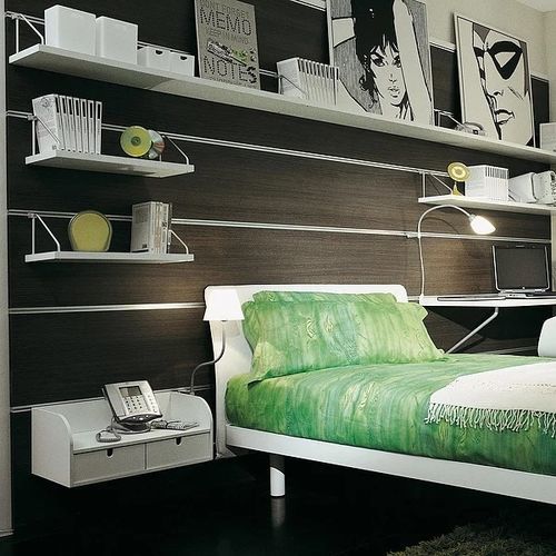 Verkleidungs-Dekorplatte - Sangiorgio Mobili - Wand / Eiche / Aluminium