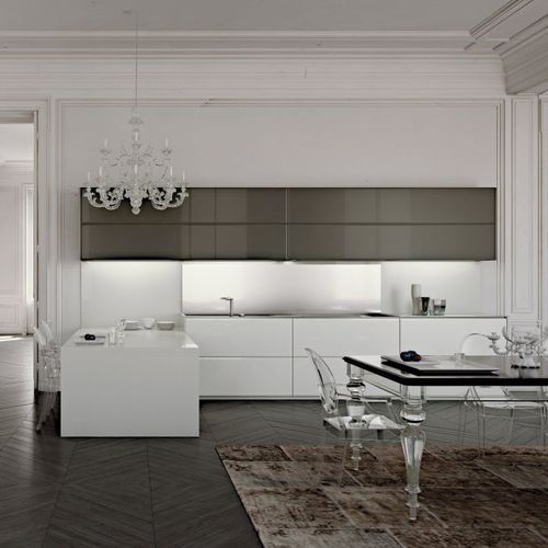 Moderne Küche - CONCHIGLIA - SCIC - Glas / L-förmig / Modul