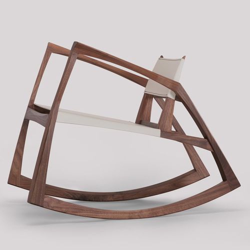 Moderner Sessel - V5R - Skram Furniture - Leder / Eiche / Nussbaum