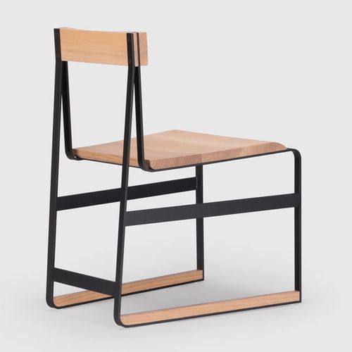 Moderner Stuhl - PIEDMONT #3 - Skram Furniture - für den Innenraum / Eiche / Nussbaum
