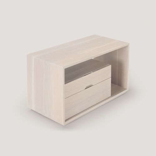 Moderner Nachttisch - LINEGROUND #1 - Skram Furniture - Eiche / Nussbaum / Kirschbaum