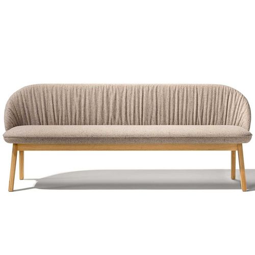 Moderne Bank - FLOR - TEAM 7 - Eiche / Buche / Nussbaum