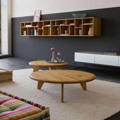 Wandmontiertes Regal - GRAPHIC - TEAM 7 - modern / Holz / mit Stauraum