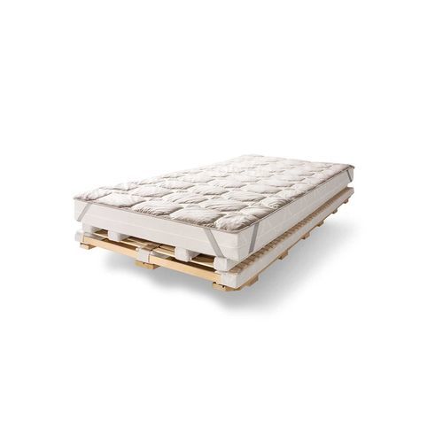 Doppelbett-Matratze - AOS - TEAM 7 - Naturlatex / grau