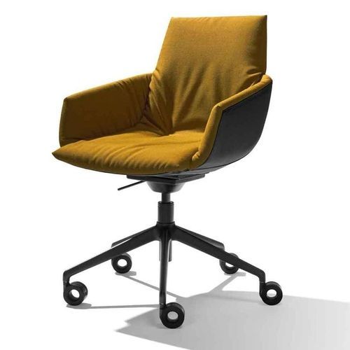 Moderner Bürostuhl - lui léger - TEAM 7 - für den Innenraum / Stoff / Leder
