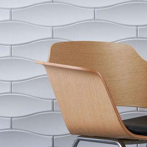 Wand-Dekorplatte - 300.38 - 3Form - texturiert / Fliesenoptik / modular