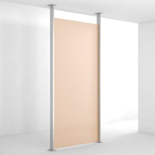 Festinstallierte Trennwand - ILTUO - 3Form - mit Glasfront / Aluminium / Harz