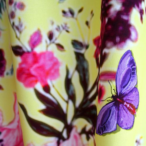 Möbelstoff - BUTTERFLY BLURR - Timorous Beasties - Blumenmotive / Baumwolle