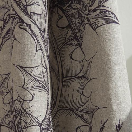 Möbelstoff - THISTLE - Timorous Beasties - für Vorhänge / Blumenmotive / Leinen
