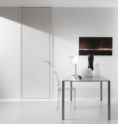 Tür für Innenbereich - Rever, laccato bianco lucido - TreP Srl - MDF / einflügelig / modern