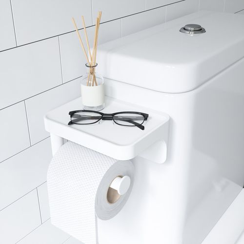 Wandmontierter Toilettenpapierhalter - FLEX SURELOCK - Umbra - Metall