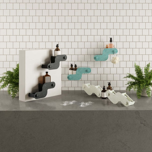 Wandkorb für Dusche - 1023661-1193 - Umbra - für Duschen / für Badewanne / für Dusche