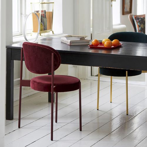Moderner Stuhl - SERIES 430 - VerPan - für den Innenraum / Stoff / Gestell aus rostfreiem Edelstahl