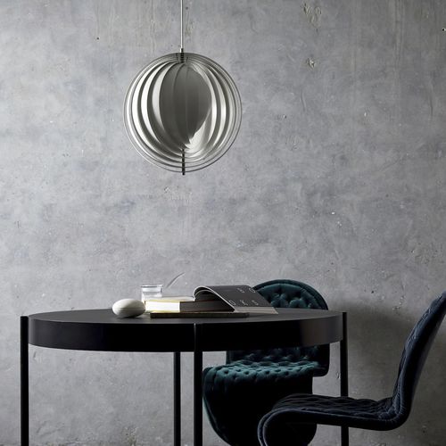 Hängelampe - MOON  - VerPan - lackiertes Metall / modern / mit Kabel