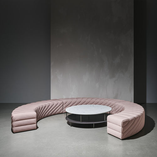 Modulare Polsterbank - Adagio  - Wittmann - modern / Stoff / Gestell aus Kunststoff