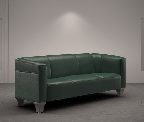 Klassisches Sofa - Palais Stoclet - Wittmann - Stoff / Leder / mit Armlehnen