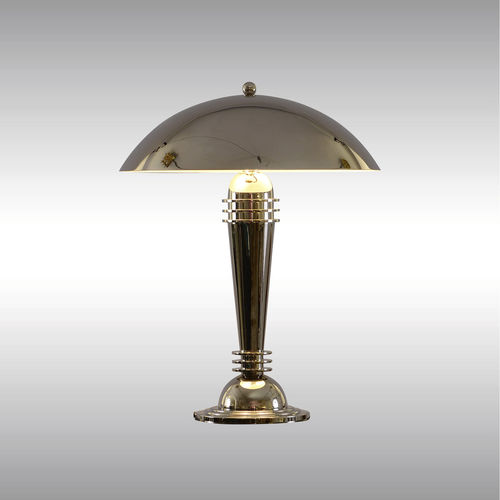 Tischlampe - HETTI 21613  - Woka Lamps Vienna - Messing / Art Deco / mit Kabel