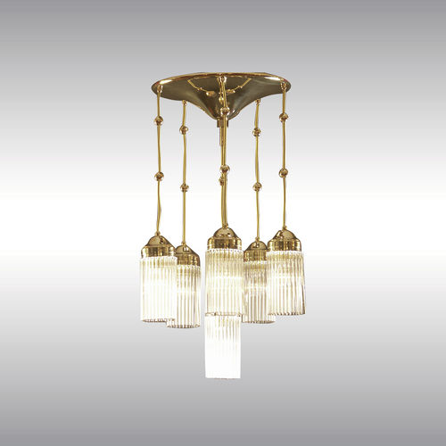 Klassischer Kronleuchter - 21202 - Woka Lamps Vienna - Kristall / Messing / mit Glühlampe