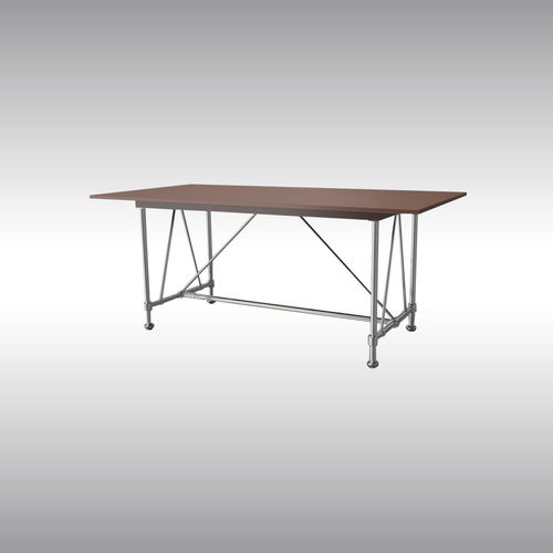 Klassischer Tisch - 21805 - Woka Lamps Vienna - Buche / Gestell aus Messing / rechteckig