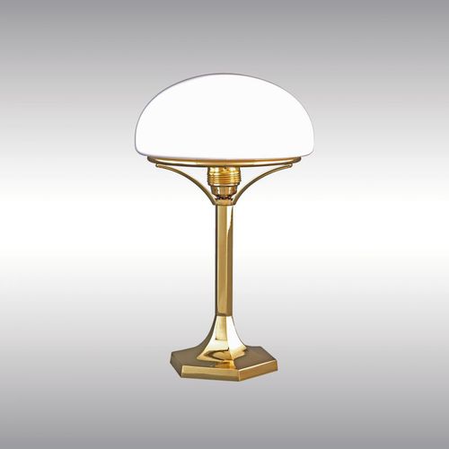 Tischlampe - HSP2 2 - Woka Lamps Vienna - Glas / geblasenes Glas / Messing