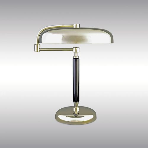 Tischlampe - AD10 60 - Woka Lamps Vienna - Messing / Buche / klassisch