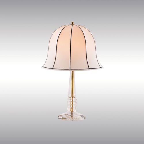 Tischlampe - 4063 - Woka Lamps Vienna - Glas / Seide / klassisch