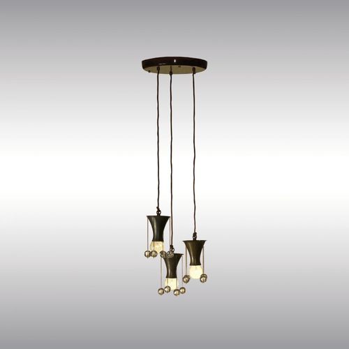 Hängelampe - WW-PENDE-3 21404 - Woka Lamps Vienna - Messing / klassisch / mit Kabel