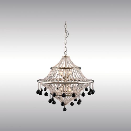Klassischer Kronleuchter - WERKBUND 20803 - Woka Lamps Vienna - Kristall / Messing / LED